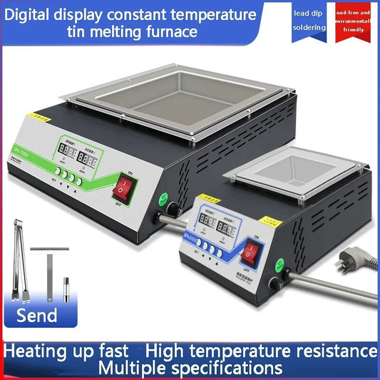220V Tin Pot Melting Furnace Constant Temperature Soldering Desoldering Cell