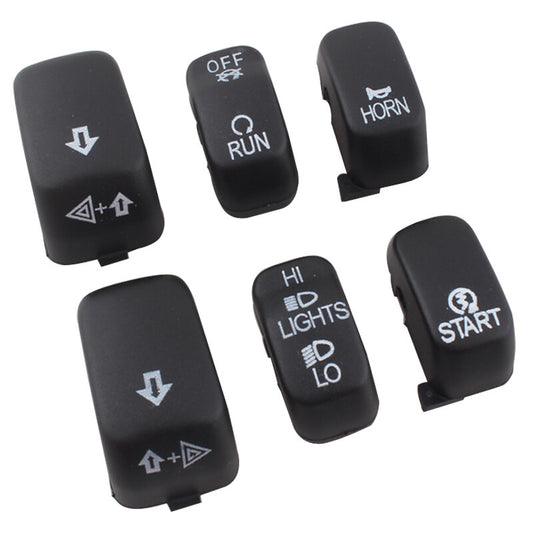ya 2 6.29 6-piece handheld control switch housing button cover suitable for Harley Dyna Road King