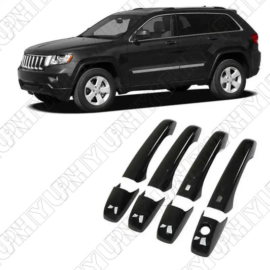 ya 13 5.27 Glossy Black Door Handle Cover for Dodge Avenger 2011-15 for Jeep Patriot 07-17