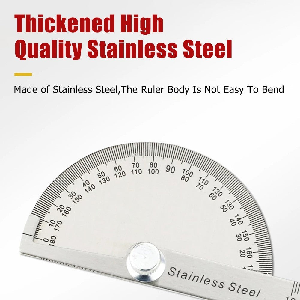 ya 14 CNC 0-180 Rotary Angle Finder Machinist Ruler Protractors SAE Protractor
