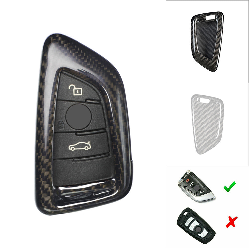 ya 10 5.28 Fit for BMW X1 X5 X6 F48 F15 F16 X-Series Carbon Fiber Remote Key Shell Cover