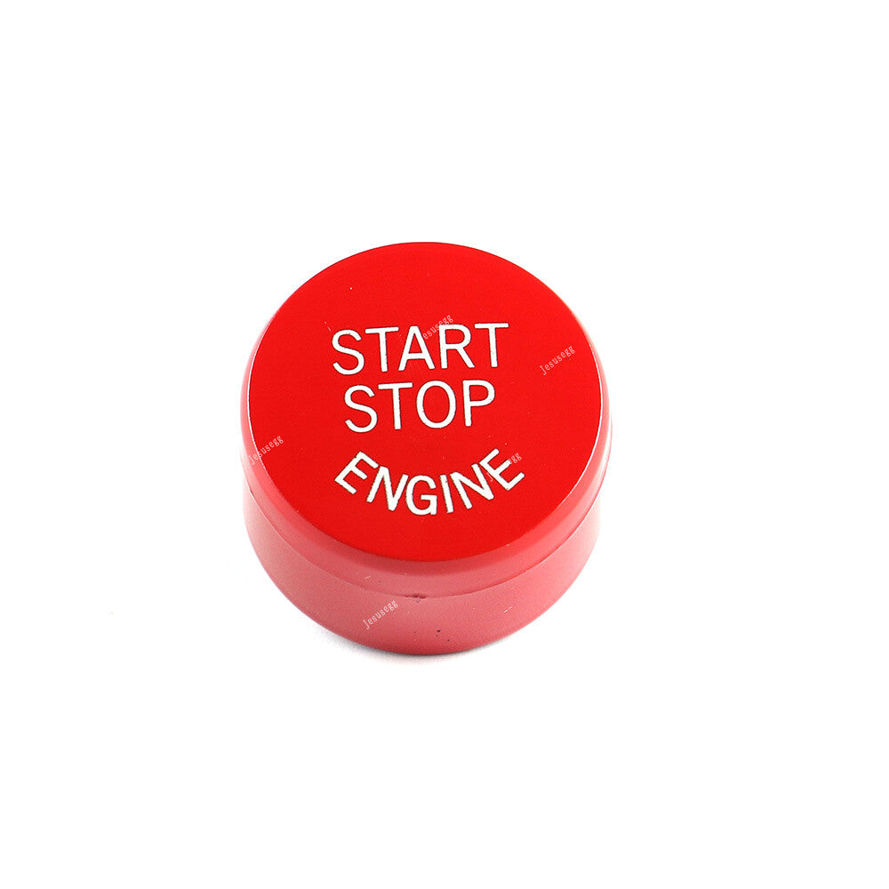 ya 13 Red Engine Start Stop Button Switch Cover for BMW F01 F02 F10 F11 5/6/7 Series