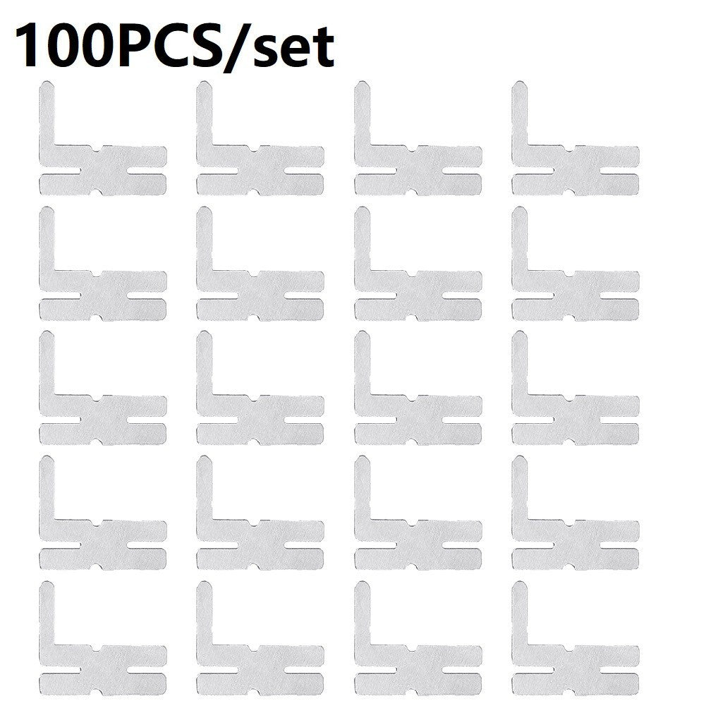 ya 25 100pcs Battery Pack Welding Nickel Sheet Nickel Plated Steel for Spot Welder
