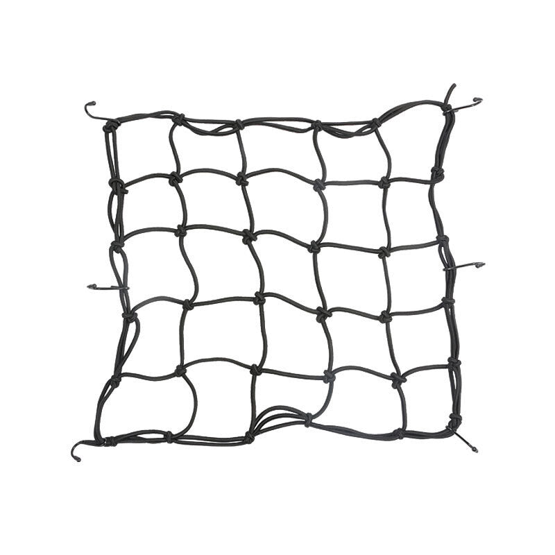ya 12 5.21 40*40cm Motorcycle Elastic Duffel Bag Cargo Net Strong Webbing Tie Black 
