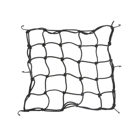 ya 12 5.21 40*40cm Motorcycle Elastic Duffel Bag Cargo Net Strong Webbing Tie Black 