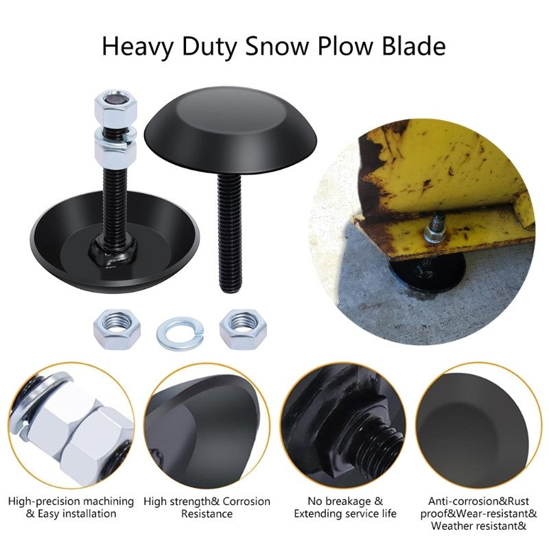ya 14 2873423 Snow Plow Skid Shoes Reinforced Steel For ATV UTV Plow Protions