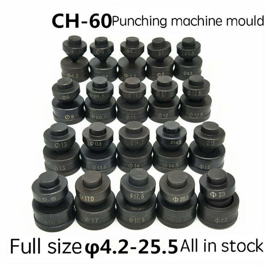 Hydraulic Punch Round Die Stainless Steel Punching Machine CH-60 Punching Mould