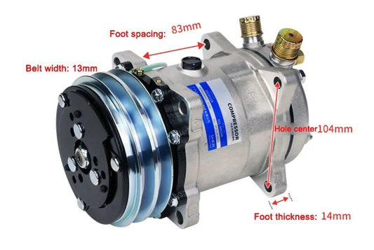 ya 26 7.28.3 508 Automotive Air Conditioning Compressor Piston-type 12V/ 24Va