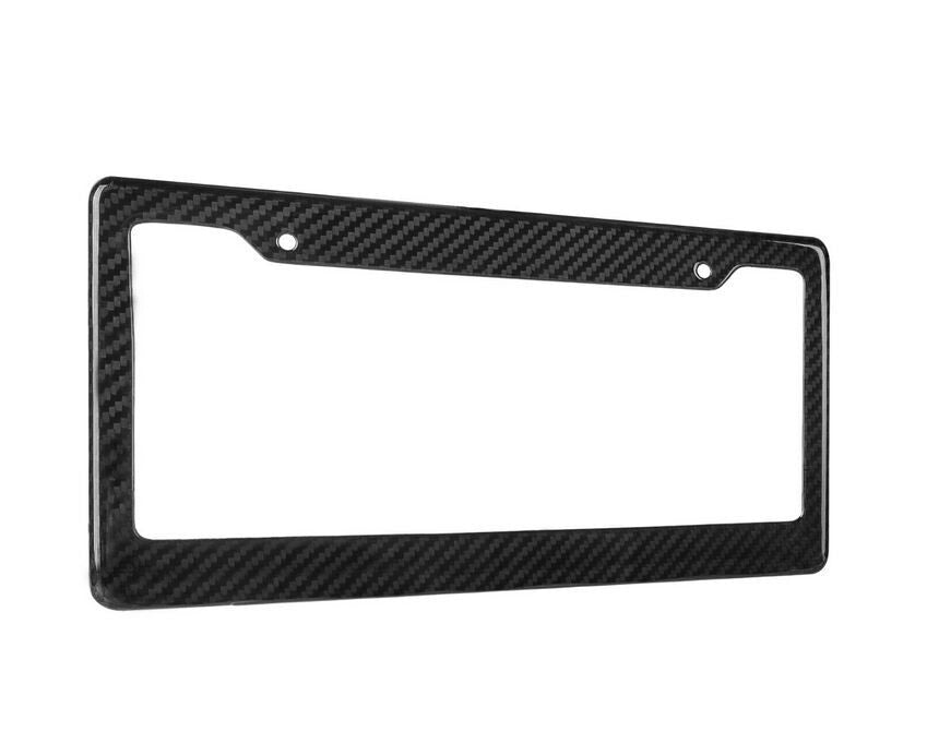 ya 1 8.5.2 Car License Plate Frame Cover Cap Bonnet Rear Boot Custom Text Black for Mercedes .