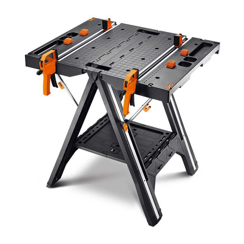 ya 26 WX051 Workbench Multifunctio l Folding Woodworking Table DIY Mobile Workbench