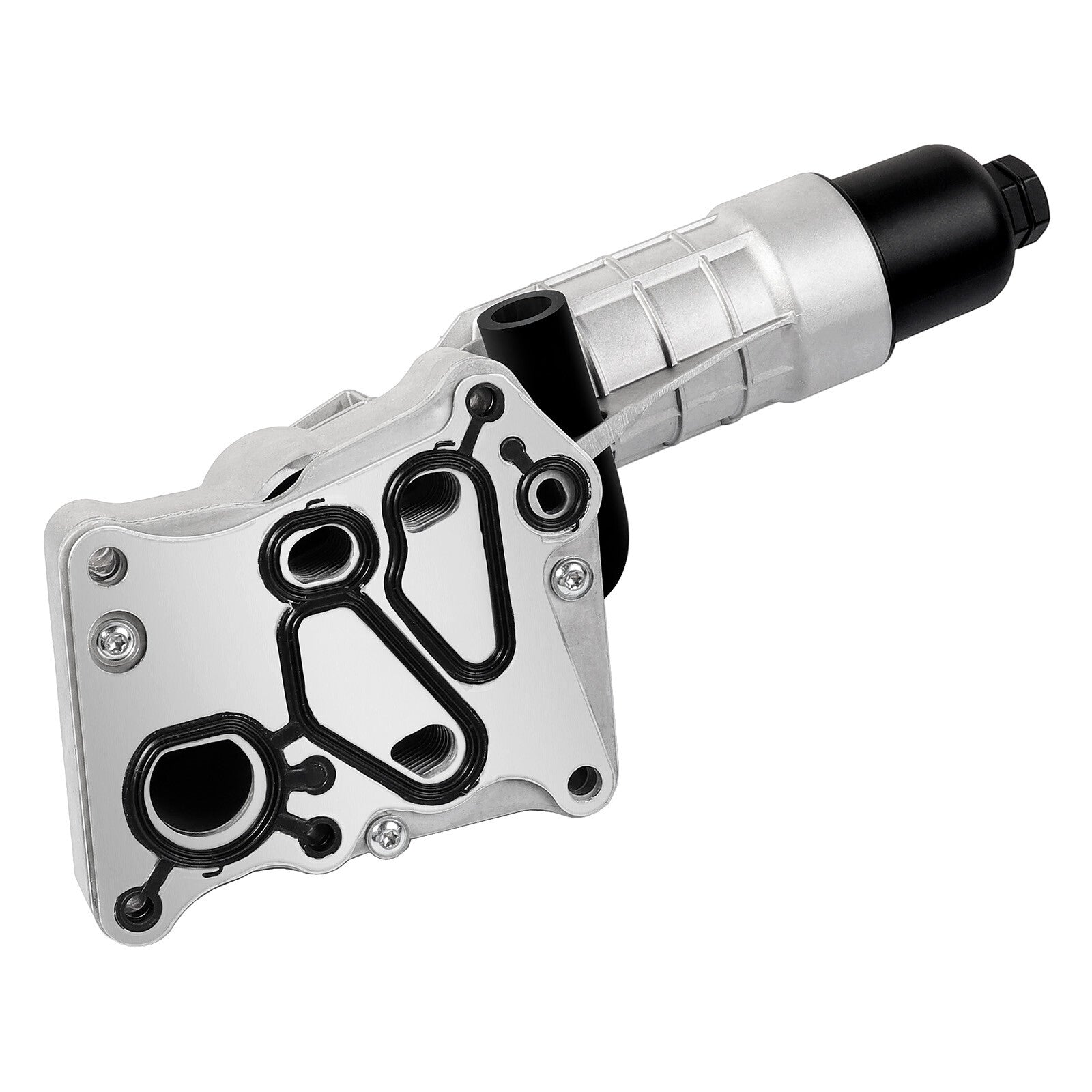 ya 5 8.7 Aluminum Engine Oil Cooler Filter Housing Assembly Adapter with Gasket