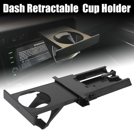 ya 4 6.21 Dash Retractable Drink Cup Holder Black for Toyota LandCruiser 80 Series 1995-On