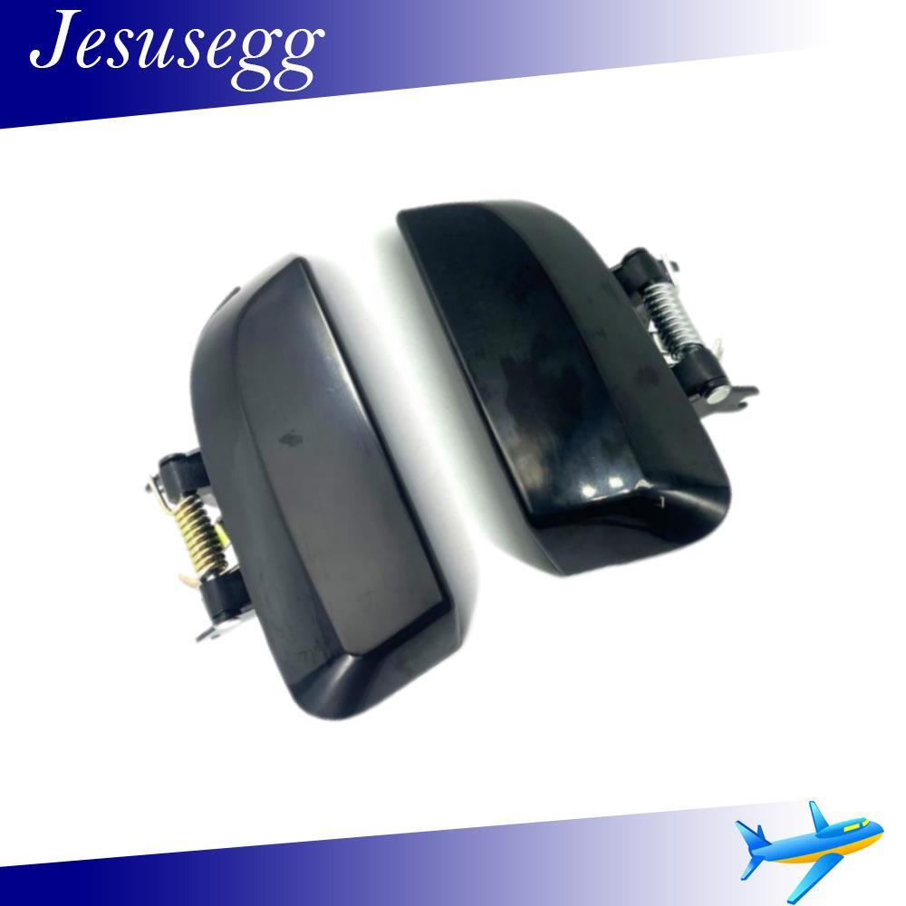 ya 13 5.27 2pcs For 2004-2015 Armada Driver & Passenger Side Rear Outside Door Handle Black