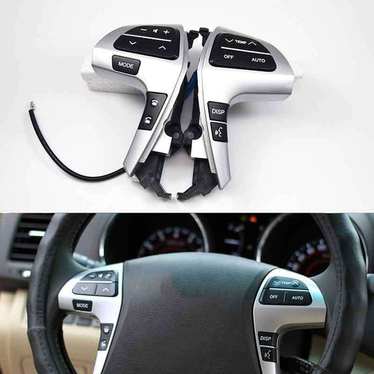 ya 1 8.5.1 Steering Wheel Audio Cruise Control Switch Button for Camry Hilux Silver