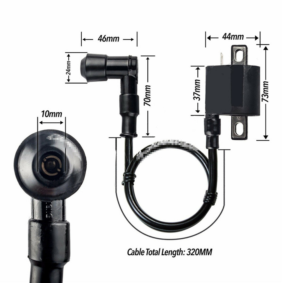 ya 5 8.7 12V Motorcycles Ignition Coil For 50 70 110 125 150 200 250cc ATV Dirt Pit Bike