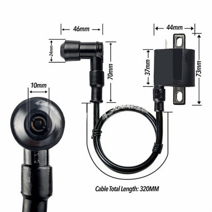 ya 5 8.7 12V Motorcycles Ignition Coil For 50 70 110 125 150 200 250cc ATV Dirt Pit Bike