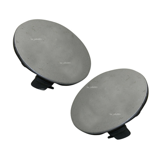 ya 27 6.18 RH&LH Trailer Cover Pair Front Bumper Trailer Tow Cap for Toyota Auris 2010-2012
