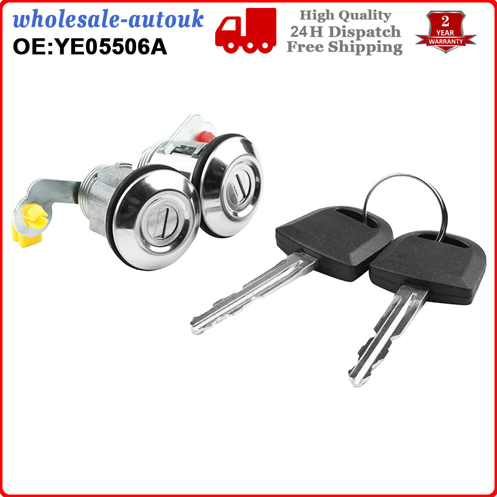 ya 5 8.7 Left Right Car Door Lock Cylinder With 2 Keys YE05506A For L200 2001?2005