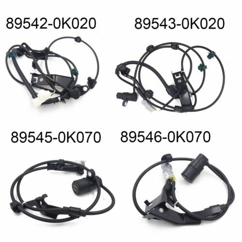 ya 1 8.5.1 New set of 4 ABS sensors 89542-0K020 89543-0K020 89545-0K070 89546-0K070 suitable for 