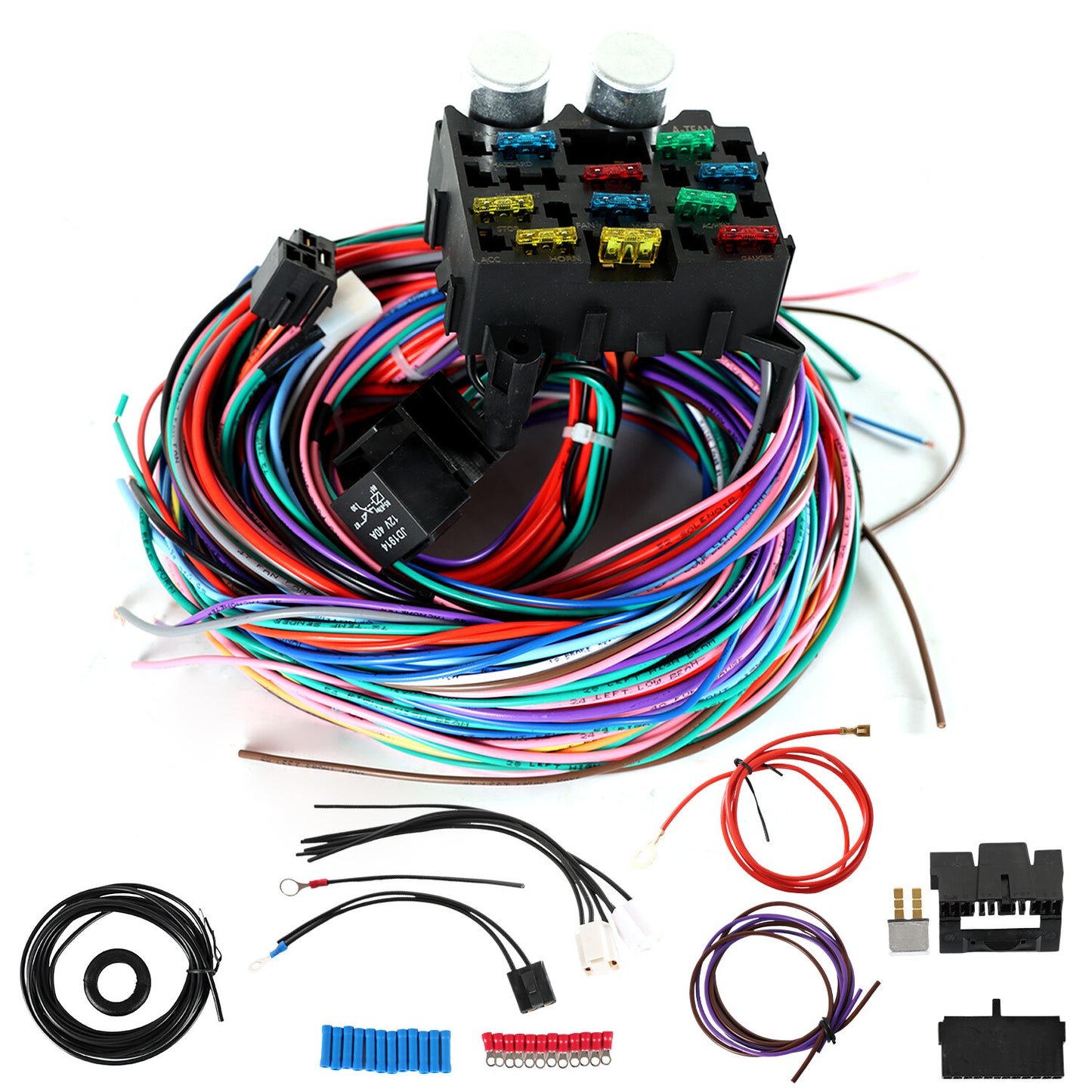 ya 2 6.29 21 Circuit Wiring Harness Long Wires Standalone Wiring Harness Kit