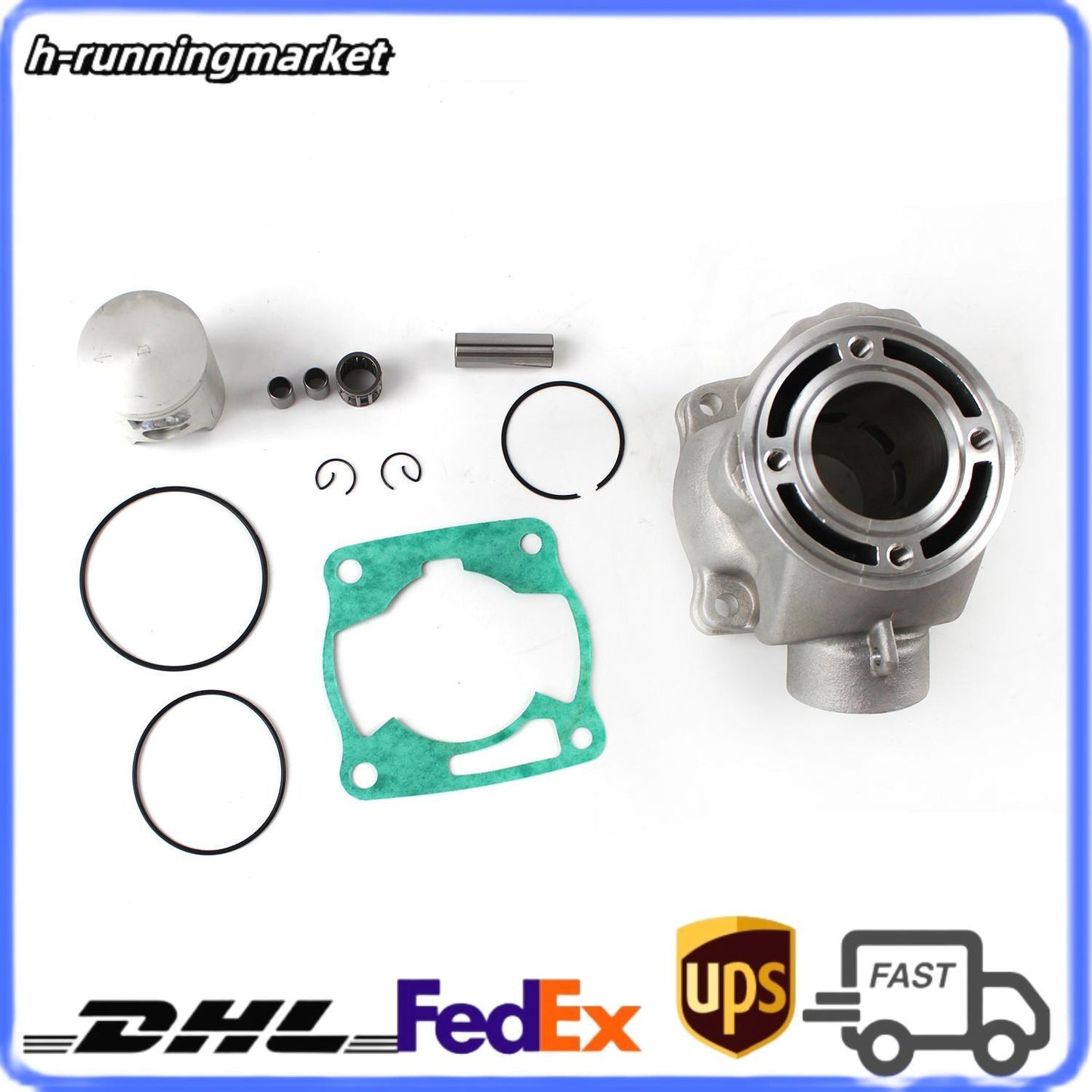 ya 3 6.23 Cylinder Bore 47.5mm Piston Ring Gasket for Yamaha YZ85 2002-2018 93450-16115-00