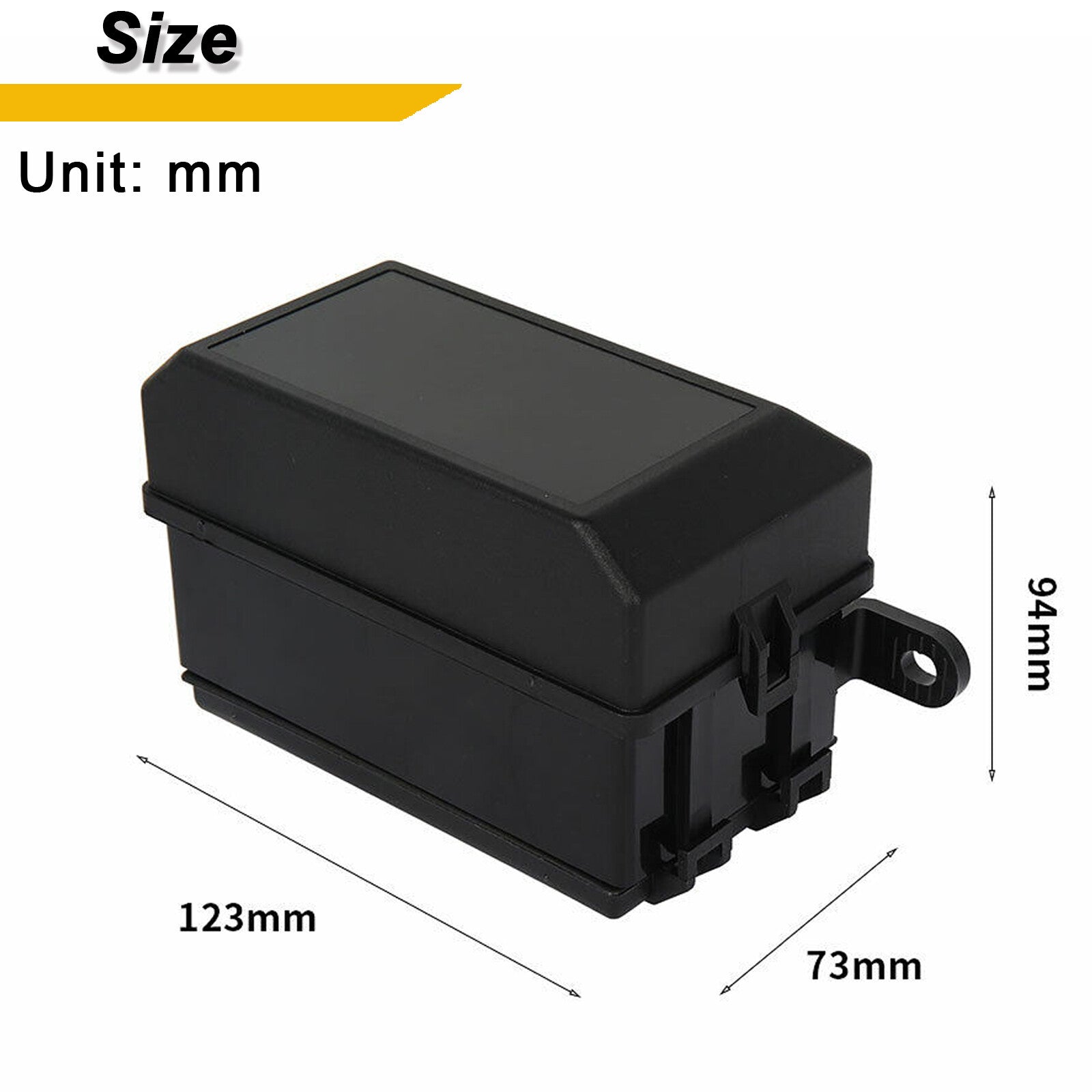 ya 5 8.7 Automotive 12-Slot Relay Box 6 Relays Slots Car Fuse Holder Block With Terminals
