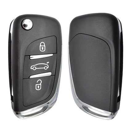 ya 5 8.7 for Peugeot 207 308 3008 5008 807 for Citroen Car Key Shell Fob 3 Button HU83 Blade