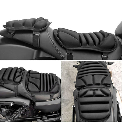 ya 5 8.7 Front+Rear Motorcycle Gel Comfort for SEAT Cushion Pillow Pad Pressure Relief Cover