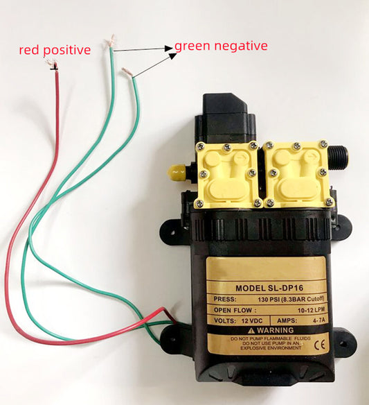 12V Double Head Diaphragm Water Pump Electric Agricultural Spray Water Pump
