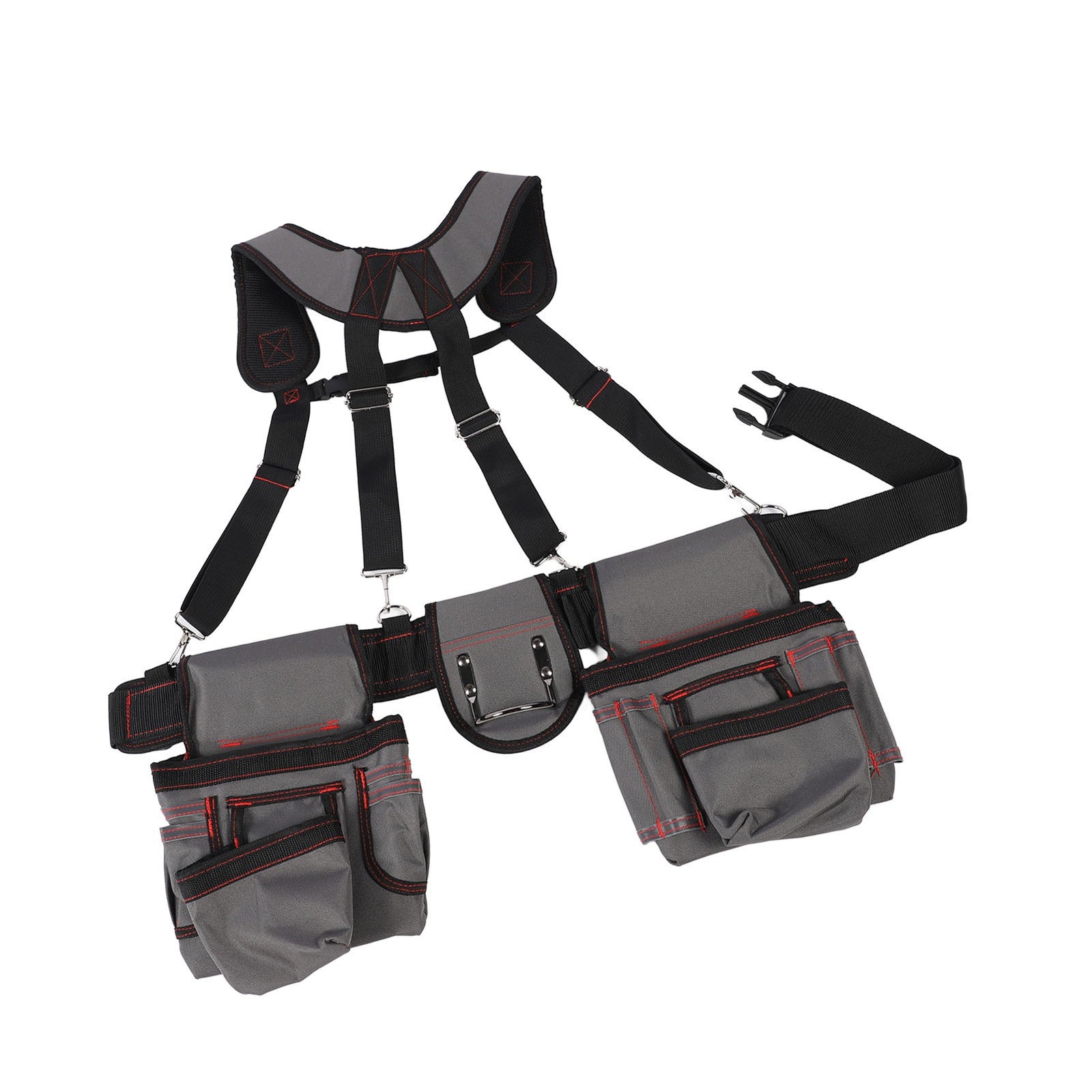 ya 26 Tool Belt Organizer With Suspenders 12 Pockets For Electrician Carpenter