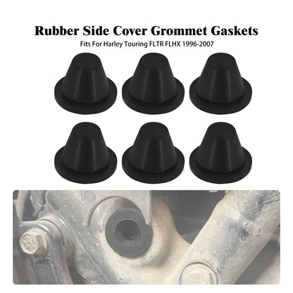 ya 5 8.7 6x Rubber Side Cover Grommets Fits for Harley Touring Road Electra Glide 96-2007