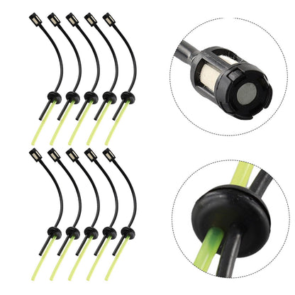 ya 14 10PCS Fuel Hose Pipe With Fuel Filter Kit For Cutter Mower Trimmer New Parts