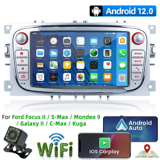 ya 2 7.15 Car Stereo Radio for Ford Focus 2008-2011 Android 12 Set SpeedPak
