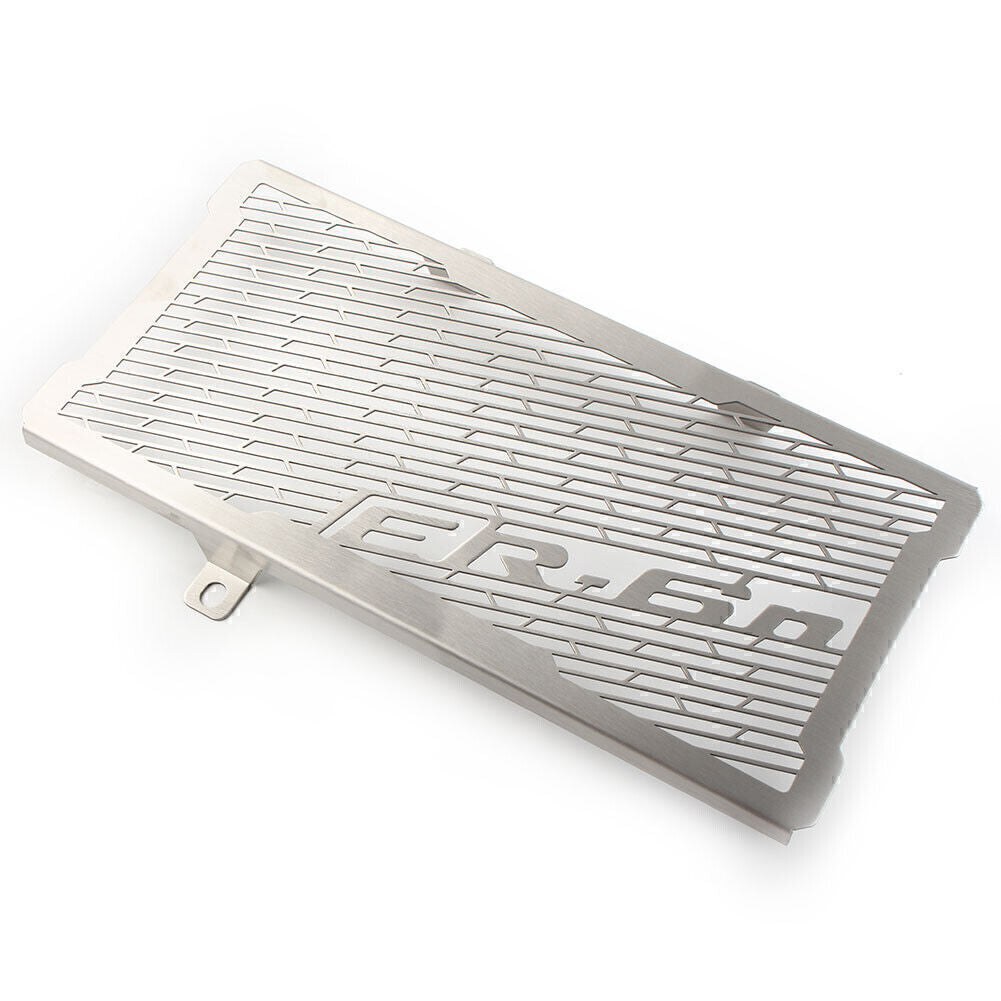 ya 1 7.8 Radiator Guard Grille Grill Cover Protector Fit for Kawasaki ER-6N 2012-2016 Silver