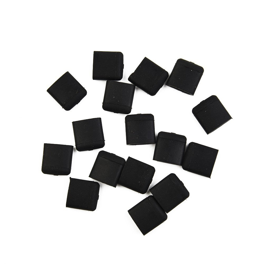 ya 26 16Pcs Black Air yer Rubber Tips Replace For Air yer Grill Pan Rubber-Bumpers