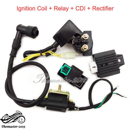 ya 4 6.22 ATV Ignition Coil CDI Regulator Rectifier Relay For Taotao 50 70 90 110cc 125 cc