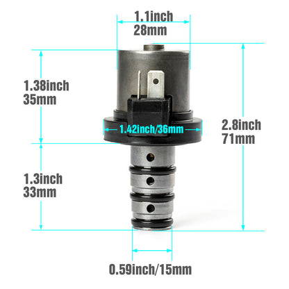 ya 5 8.7 5pcs F4A41 F4A42 Transmission Shift Solenoid Valve Kit for Mitsubishi F5A51 V4A51 for Kia