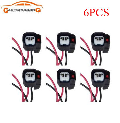 ya 27 6.21 6pcs Fuel Injector Connector Plug for Jeep for Wrangler JK for Dodge for Chrysler 5183448AA