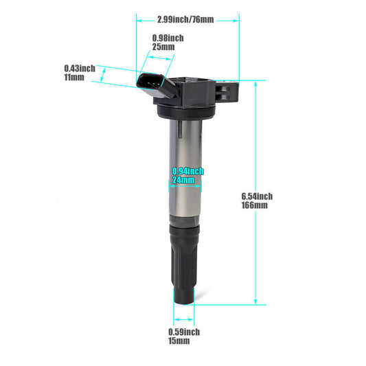 ya 5 6.15.2 6x 90919-A2002 90919-A2007 Ignition Coil for Lexus EVORA for Toyota HIGHLANDER 08-17