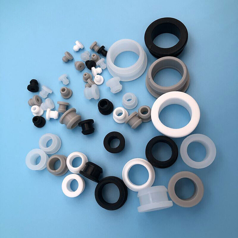 Silicone Rubber Snap-on Grommet Hole Plugs Bung Cable Wiring Protect Bush 2-30mm