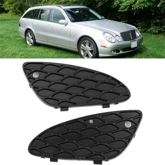 ya 27 6.18 2PC Car Left+Right Front Bumper Cover Mesh Grille for Mercedes W211 E-class E500