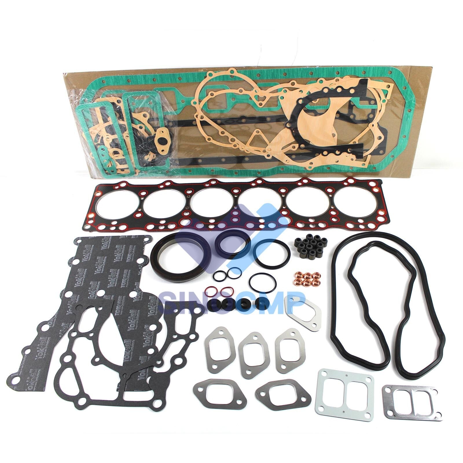ya 27 7.2 DB58T Cylinder Head Gasket Kit For DOOSAN Excavator DB58 DB58TIS