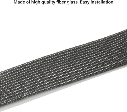 ya 5 8.7 Heat Shield Fireproof Sleeve Insulated Wire Hose Cover Wrap Loom Tube Automatic Heat Wrap