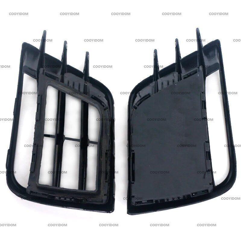 ya 4 6.21 Pair of Front Bumper Fog Light Cover Grille for VW Scirocco R 2015 - 2018