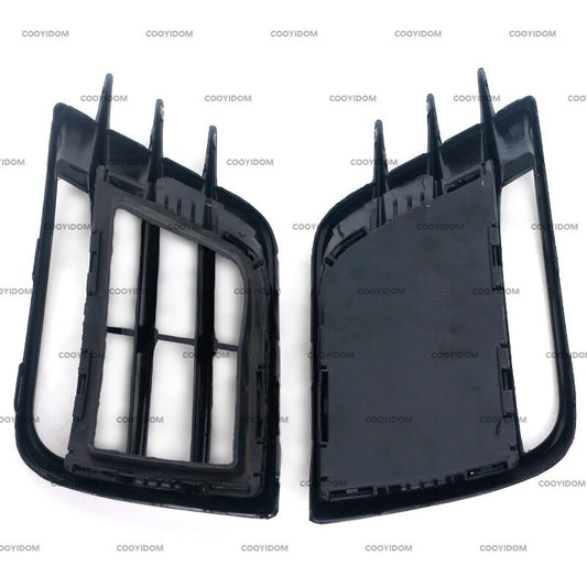 ya 4 6.21 Pair of Front Bumper Fog Light Cover Grille for VW Scirocco R 2015 - 2018