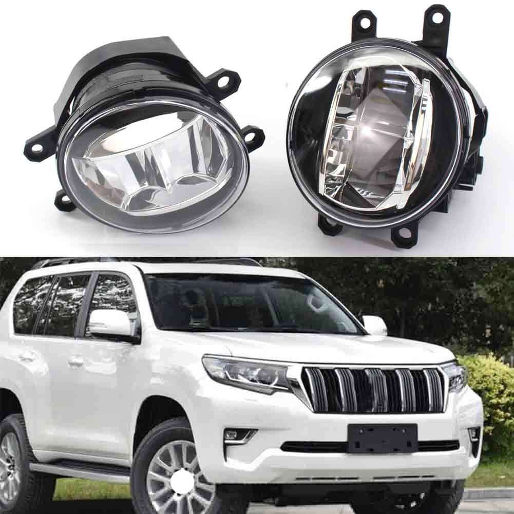 ya 1 8.5.4 LH & RH LED Fog Lights Bumper Driving Lamps For RAV4 Tacoma Tundra for Camry