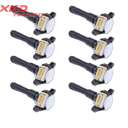 ya 5 8.7 8X Ignition Coil Set for BMW E36 E38 E39 E46 740i 325i 330i X5 12131748018
