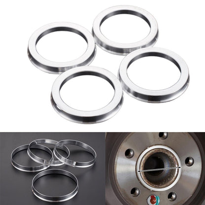 ya 5 8.7 Wheel Hub Centric Rings Spacer OD=70.5mm ID=66.1mm Aluminum Alloy 4Pcs