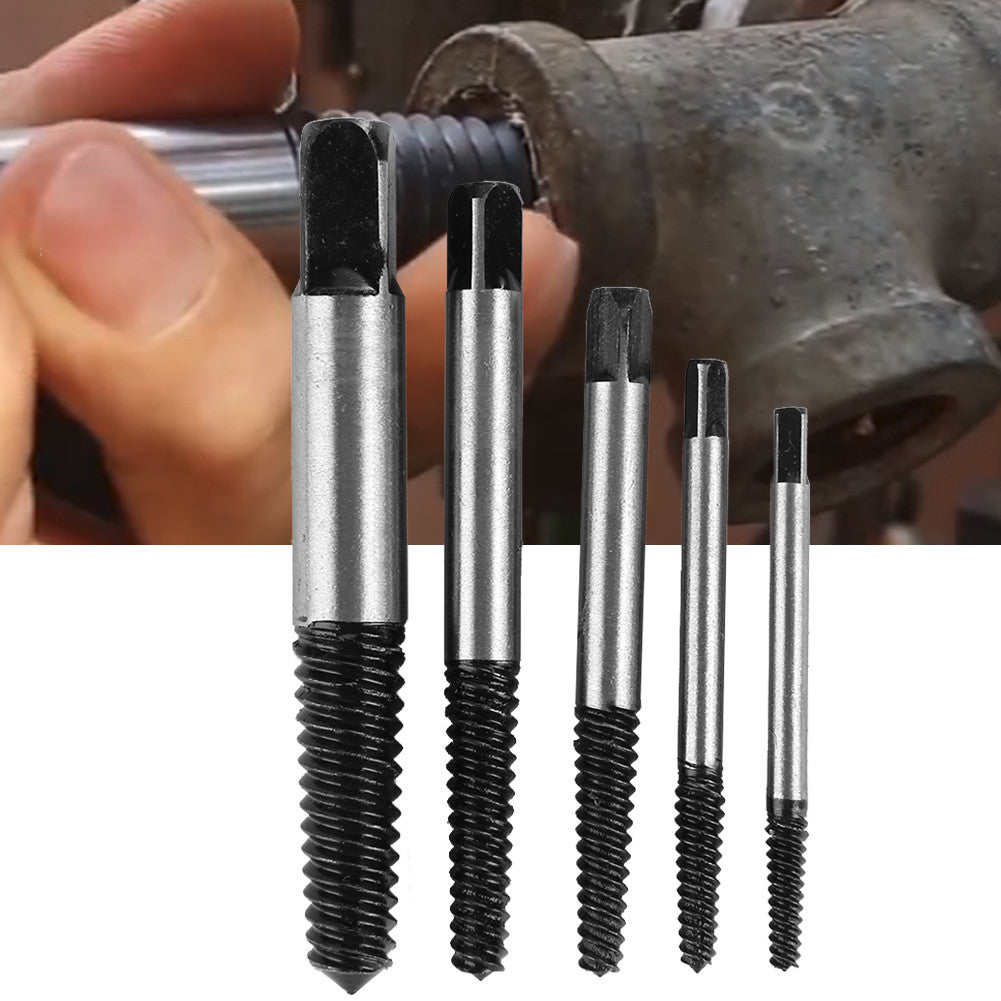 ya 25 5x Water Pipe Broken Wire Screw Extractor Damaged Bolt Remover Picker Kits