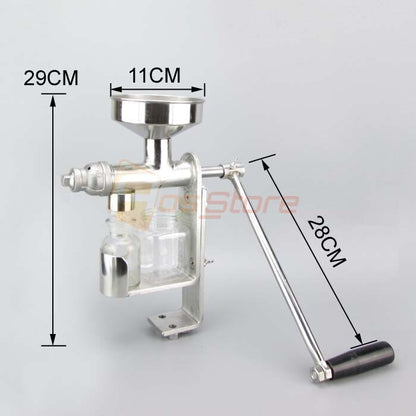 ya 26 NEW Manual Peanut Nuts Seed Oil Press Expeller Machine Oil Extractor ECO RAW Oil